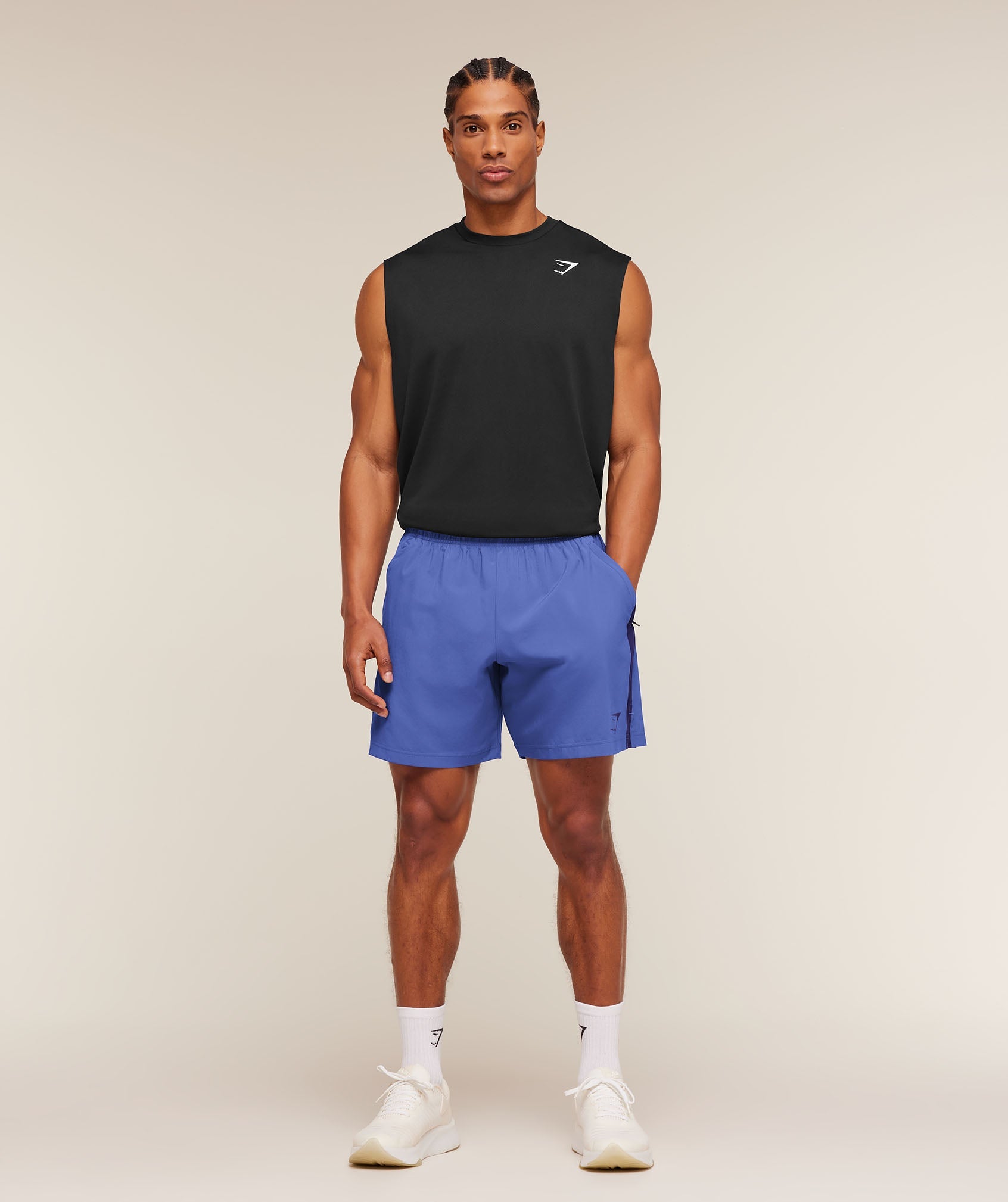 Gymshark Sport  7" Shorts Force Blue