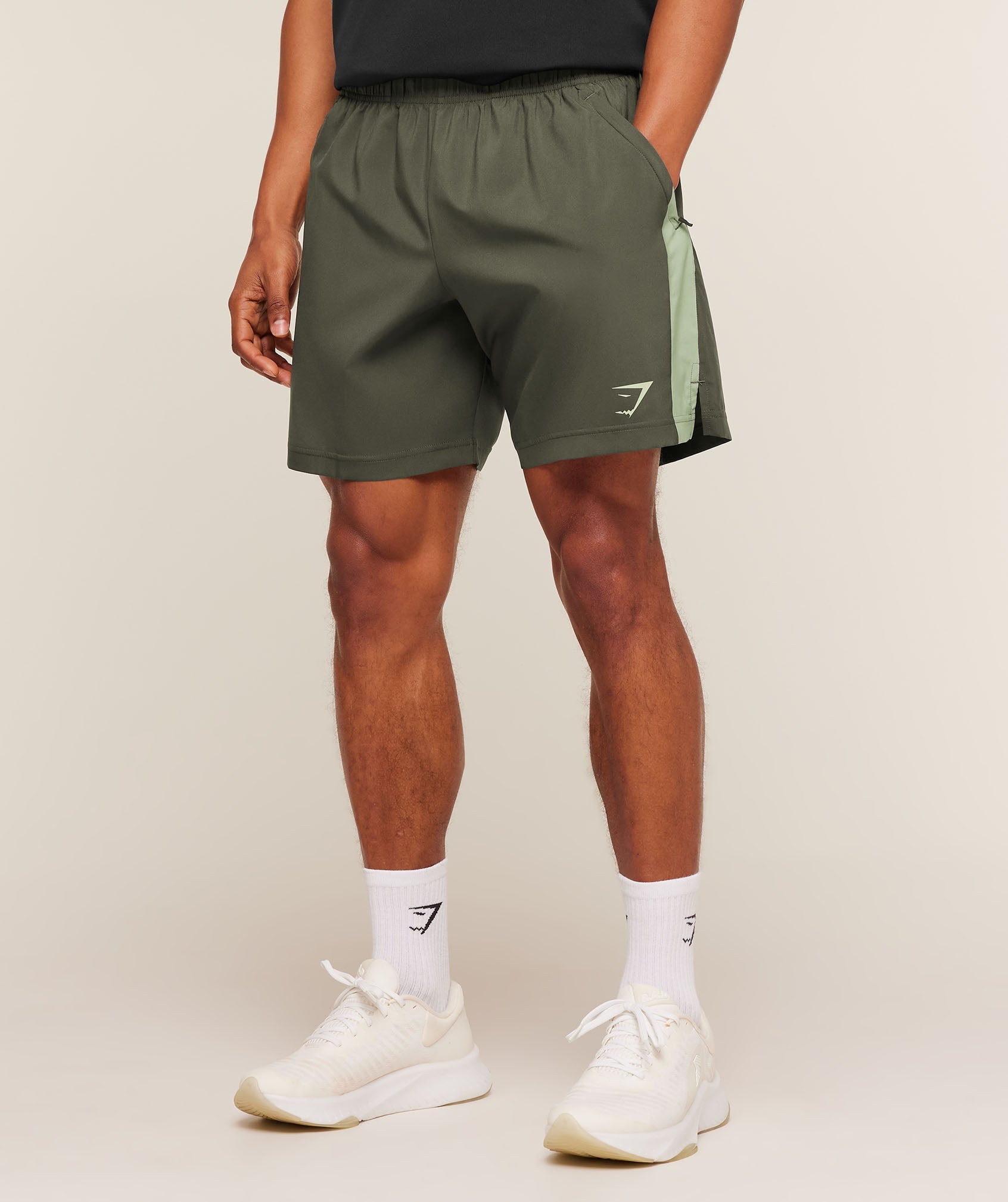Gymshark Sport  7" Shorts Strength Green