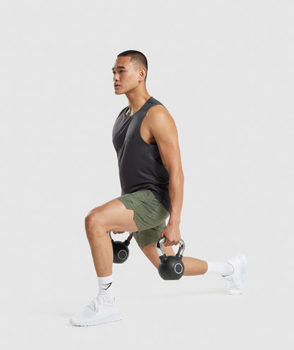 Gymshark Sport Stripe Tank Onyx Grey