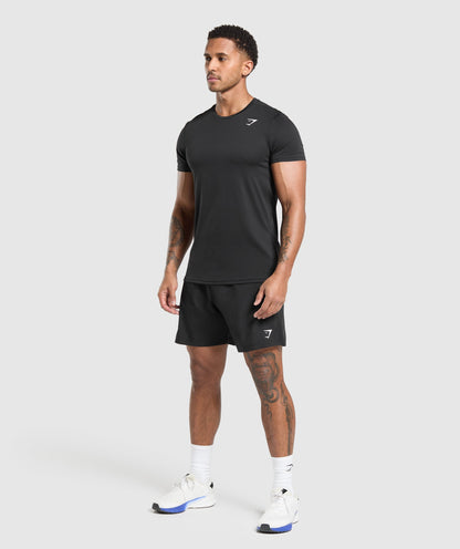 Gymshark Sport Panel 7" Shorts Black
