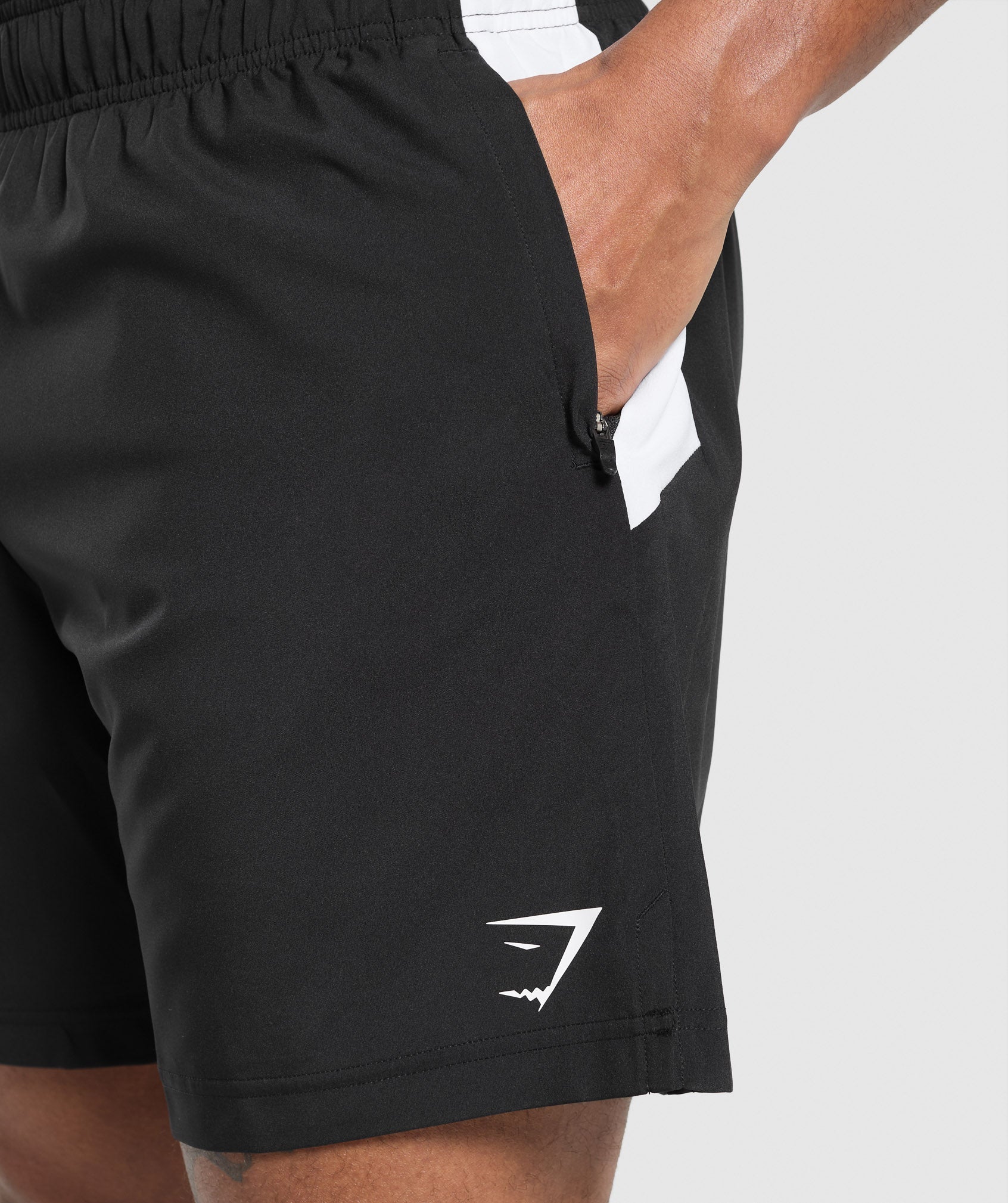 Gymshark Sport Panel 7" Shorts Black