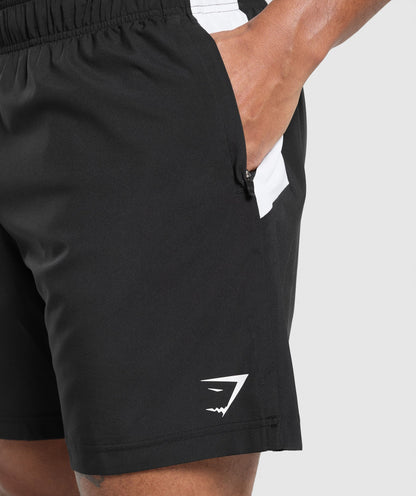 Gymshark Sport Panel 7" Shorts Black
