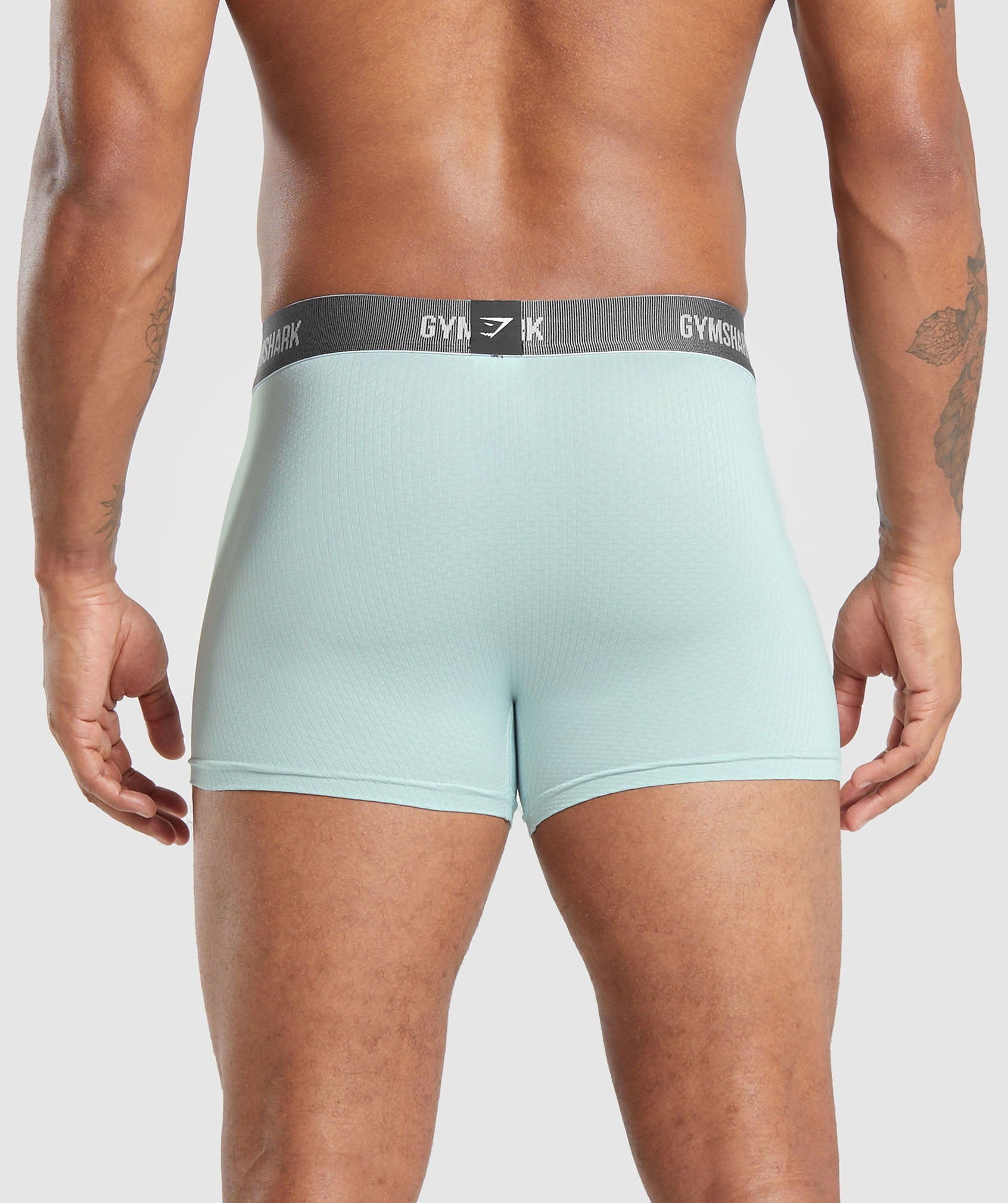 Gymshark Sports Tech Boxer 3Pk Cool Blue