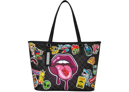 Sprayground Tasty Tote Black Multicolor