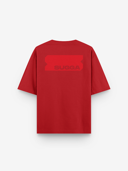Sugga Stamp Tshirt - Red Regular Fit