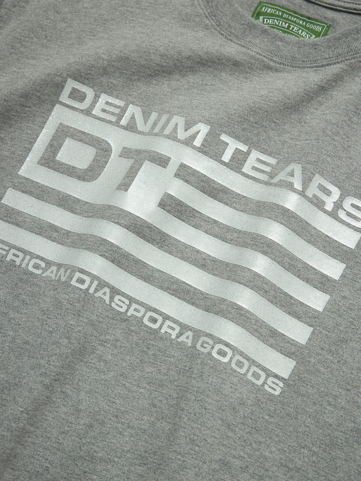 Denim Tears Flag Tee Grey