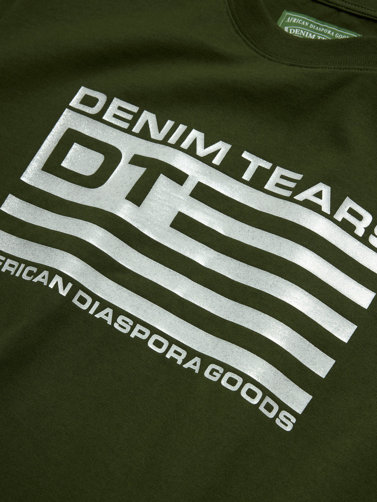 Denim Tears Flag Tee Military Green