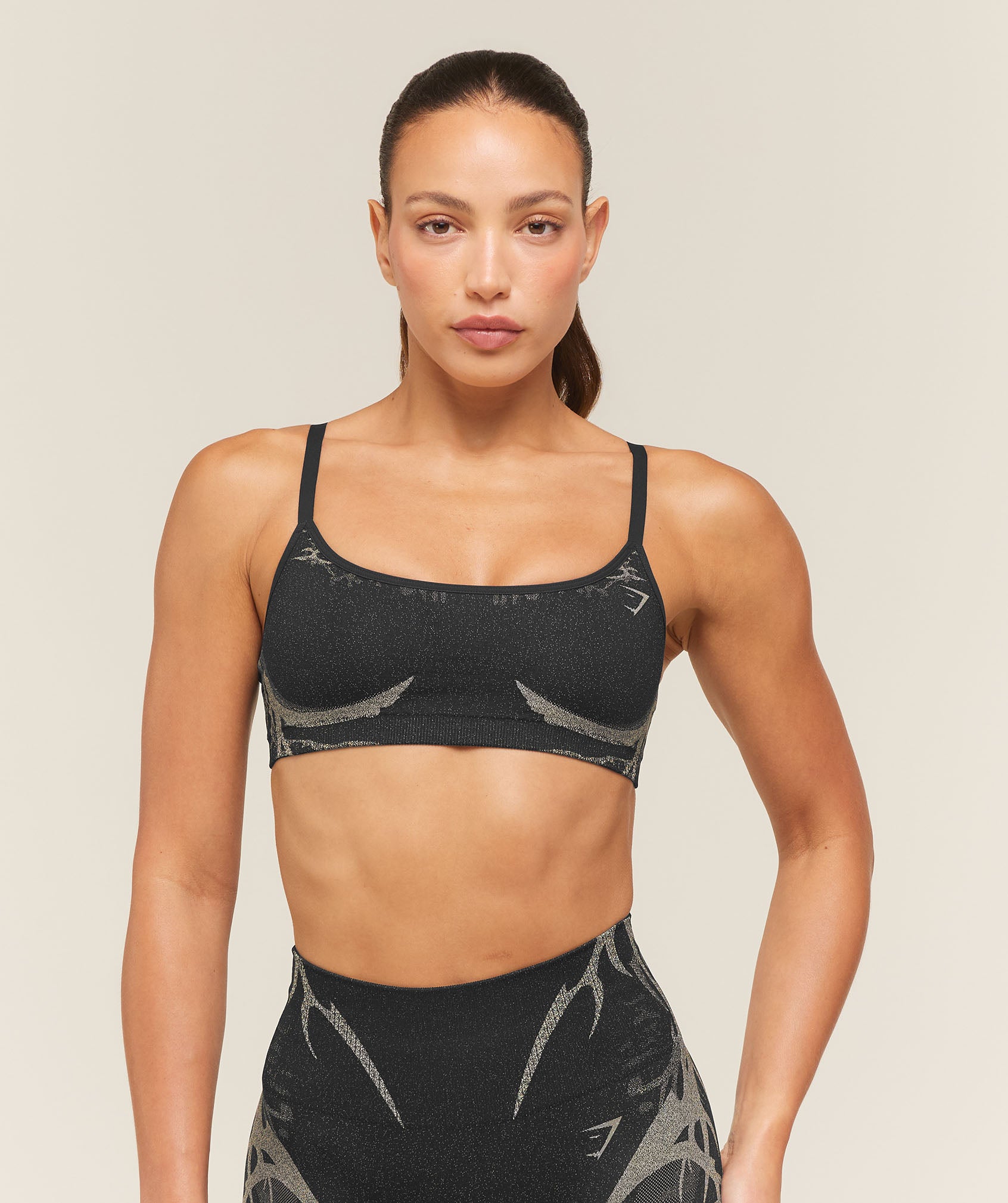 Women's Gymshark Storm Seamless Sports Bra Black