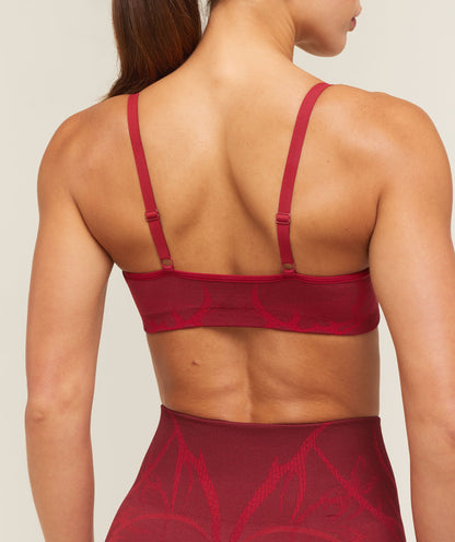 Women's Gymshark Storm Seamless Sports Bra Sets Red