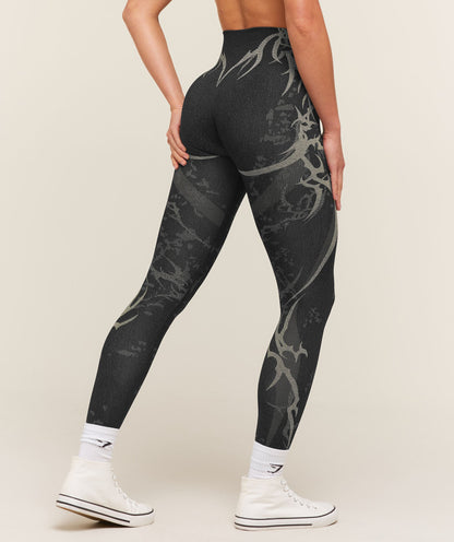 Women's Gymshark Storm Seamless Leggings Black