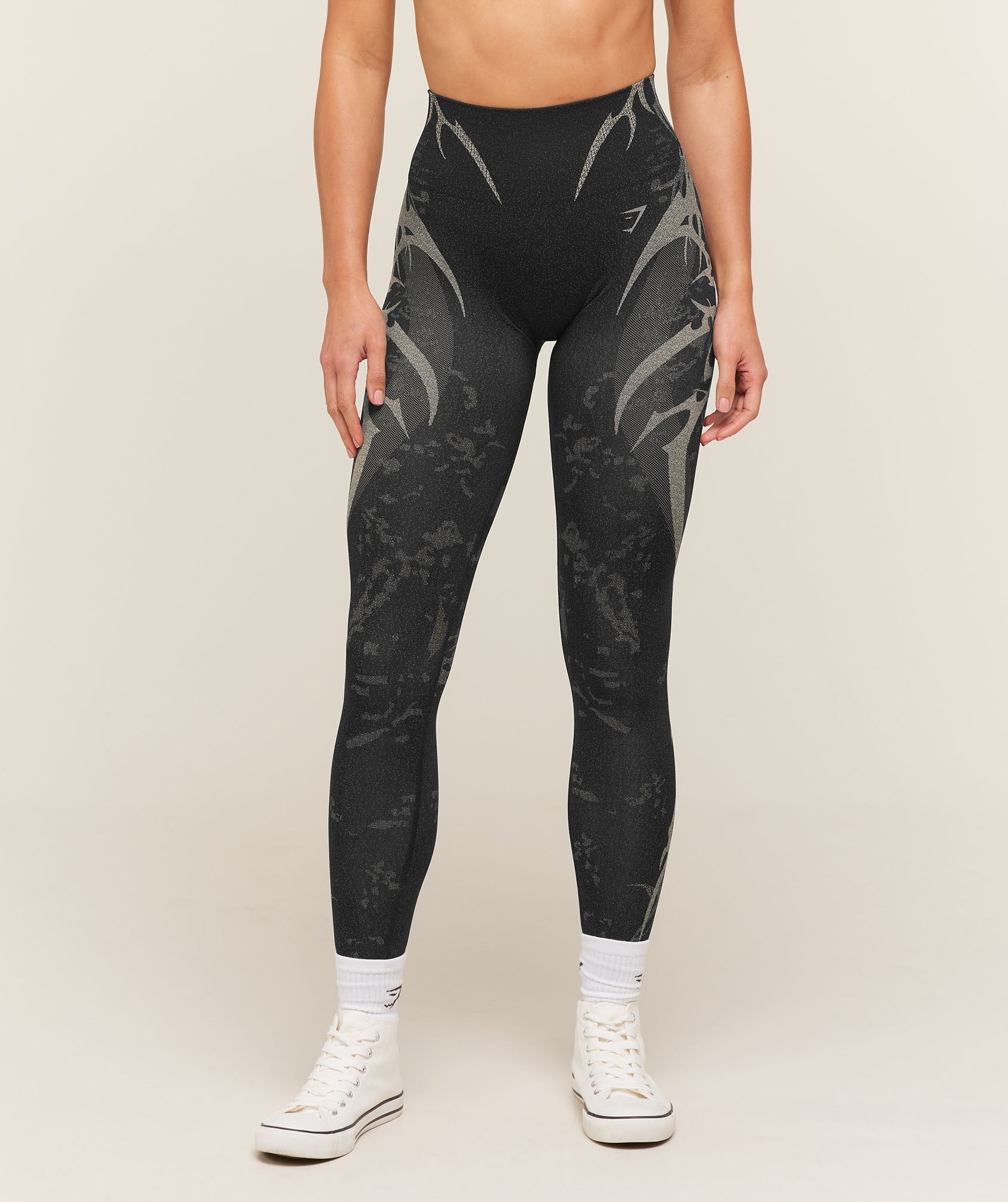 Women's Gymshark Storm Seamless Leggings Black