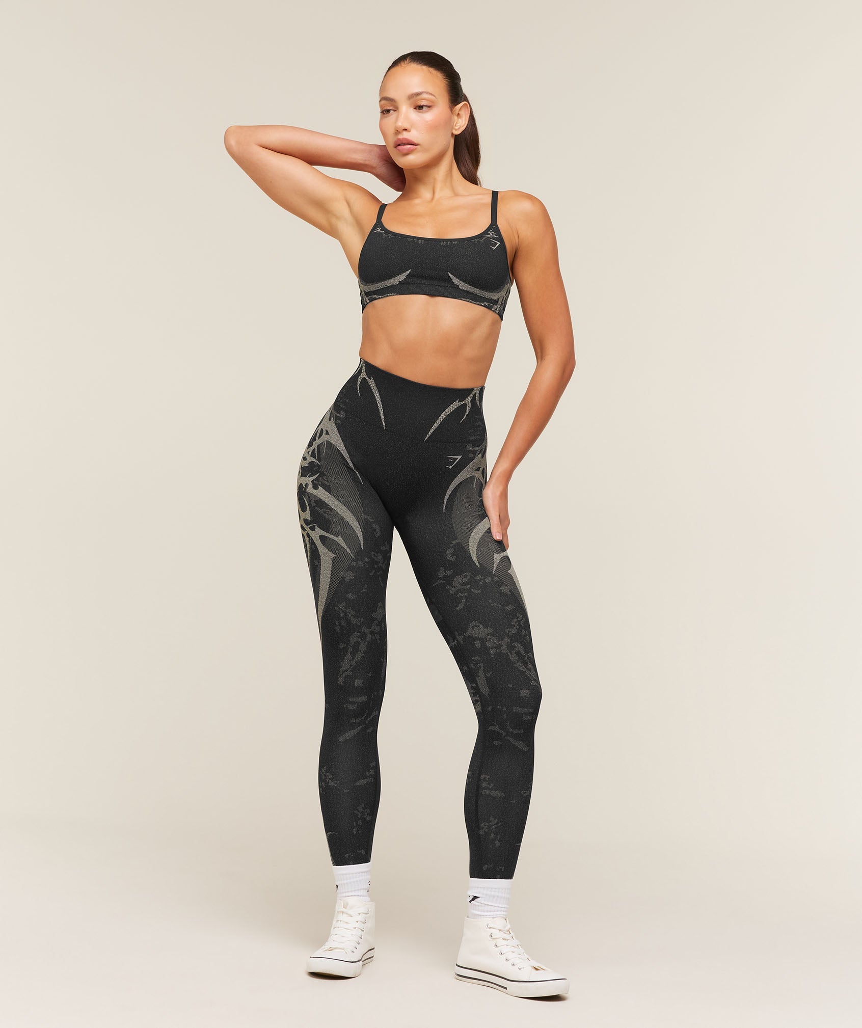 Women's Gymshark Storm Seamless Leggings Black
