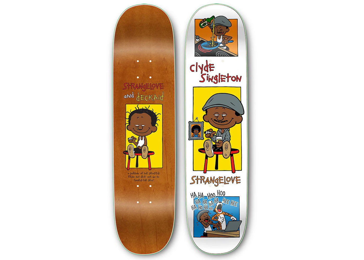 Strangelove Clyde Singleton Deckaid Skateboard Deck