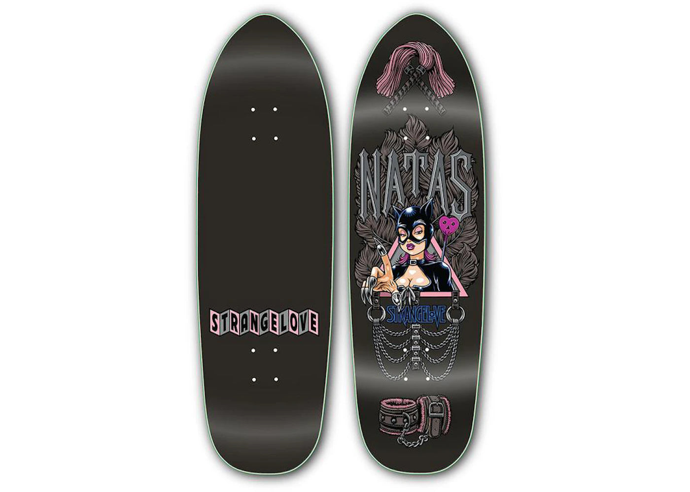 Strangelove Natas Kaupas 10.0 Skateboard Deck Black