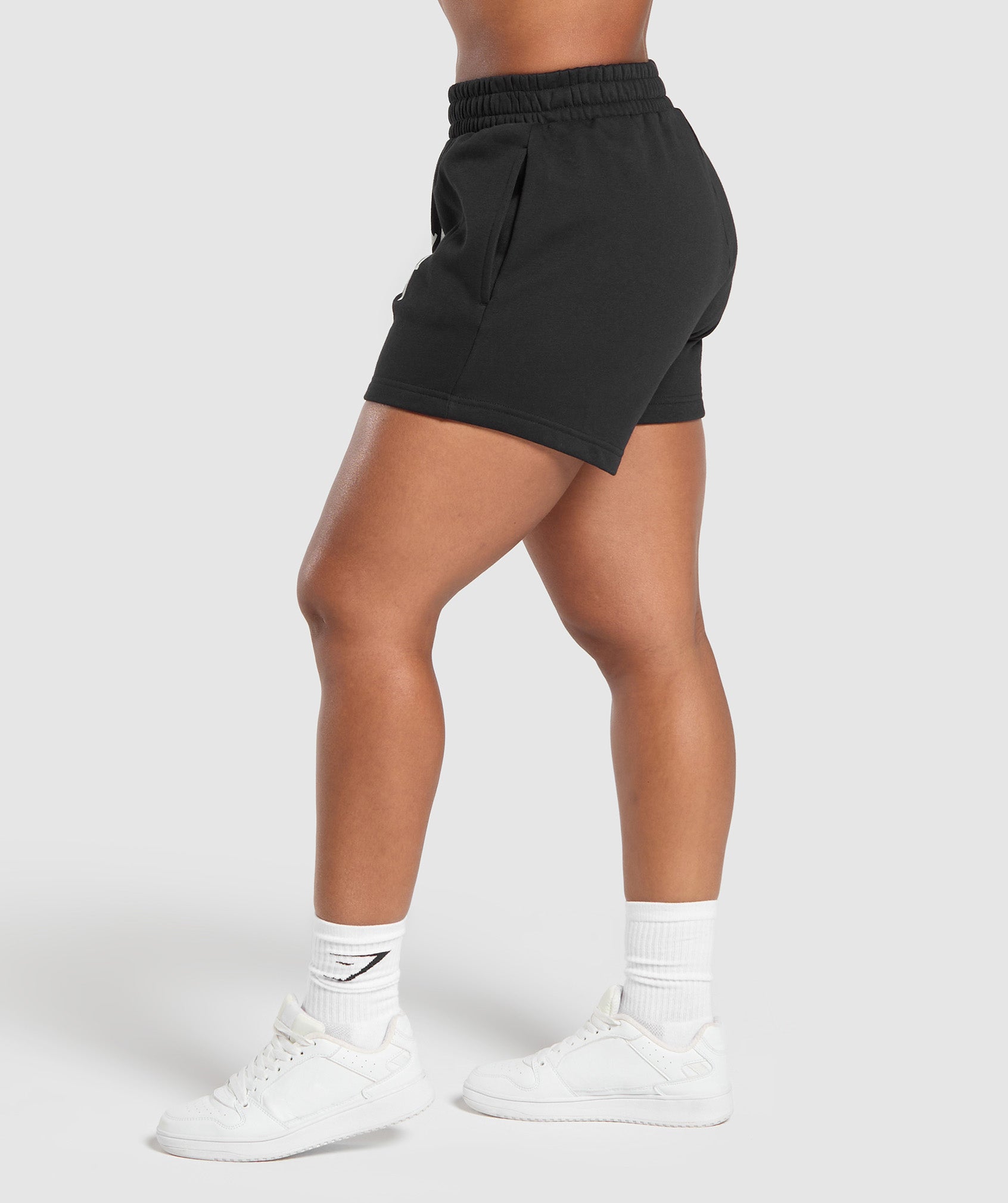 Women's Gymshark Strength Department Graphic Shorts Black