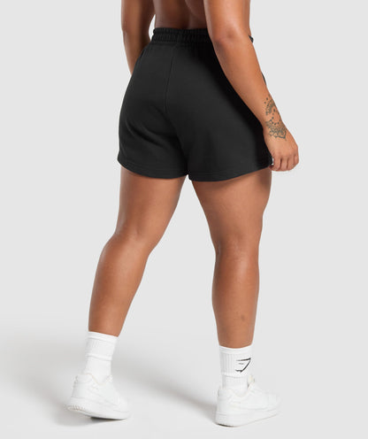 Women's Gymshark Strength Department Graphic Shorts Black