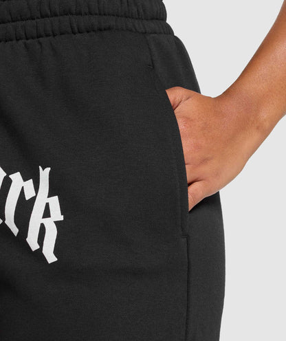 Women's Gymshark Strength Department Graphic Shorts Black