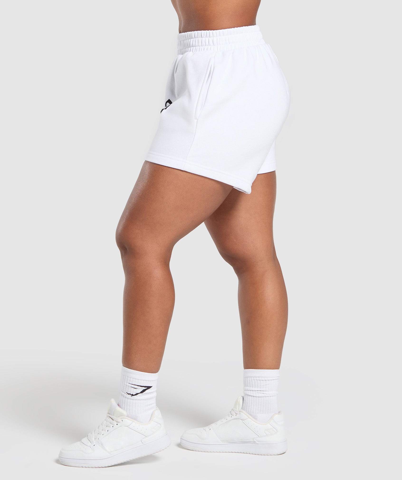 Women's Gymshark Strength Department Graphic Shorts White