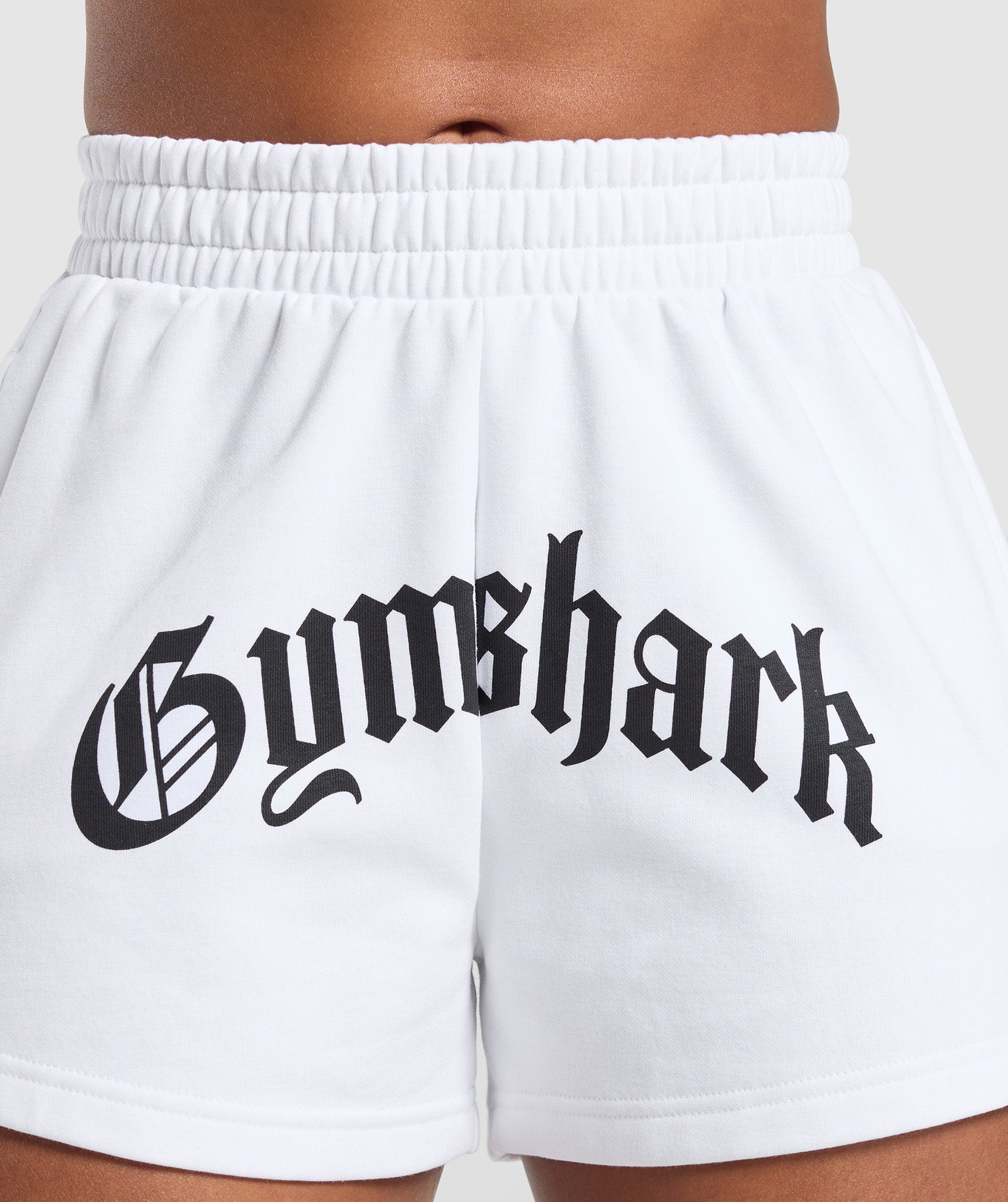 Women's Gymshark Strength Department Graphic Shorts White