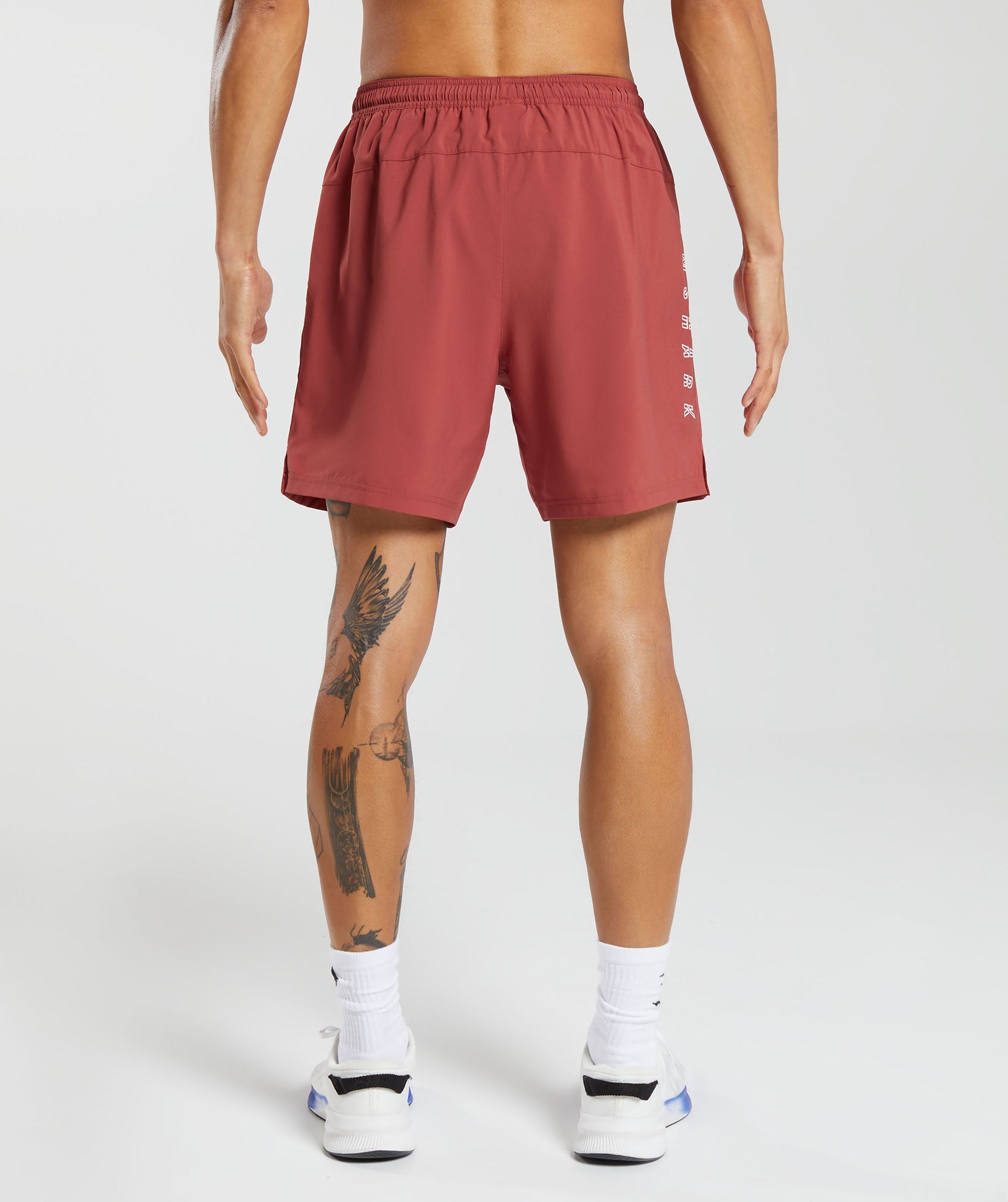 Gymshark Strike Shorts Rust Red