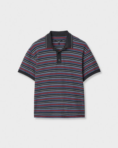 Rag & Bone Striped Piqué Polo