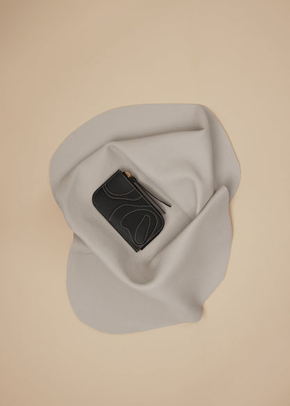 Polene Atla Card Holder Duo Black