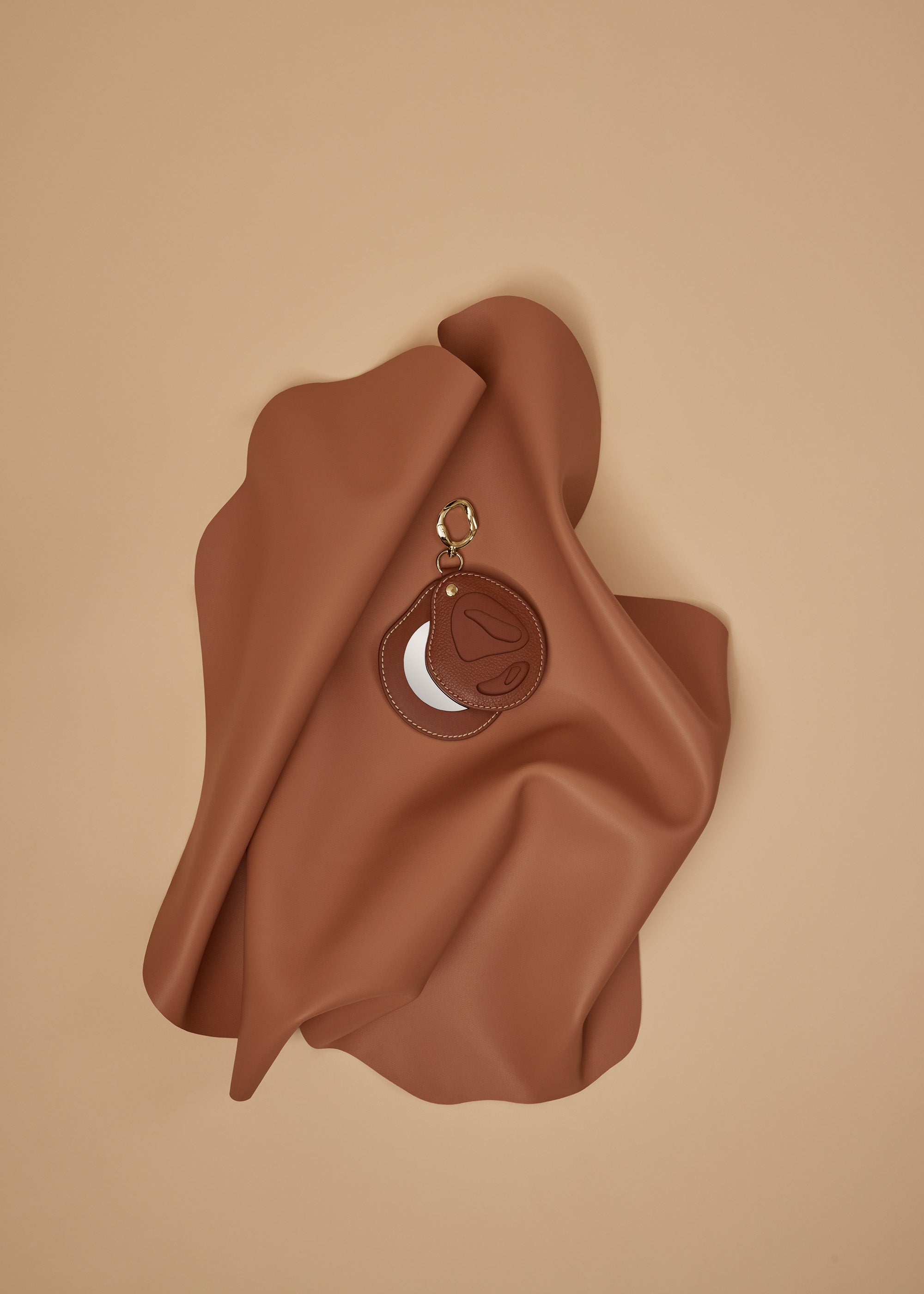 Polene Atla Mirror Duo Cognac