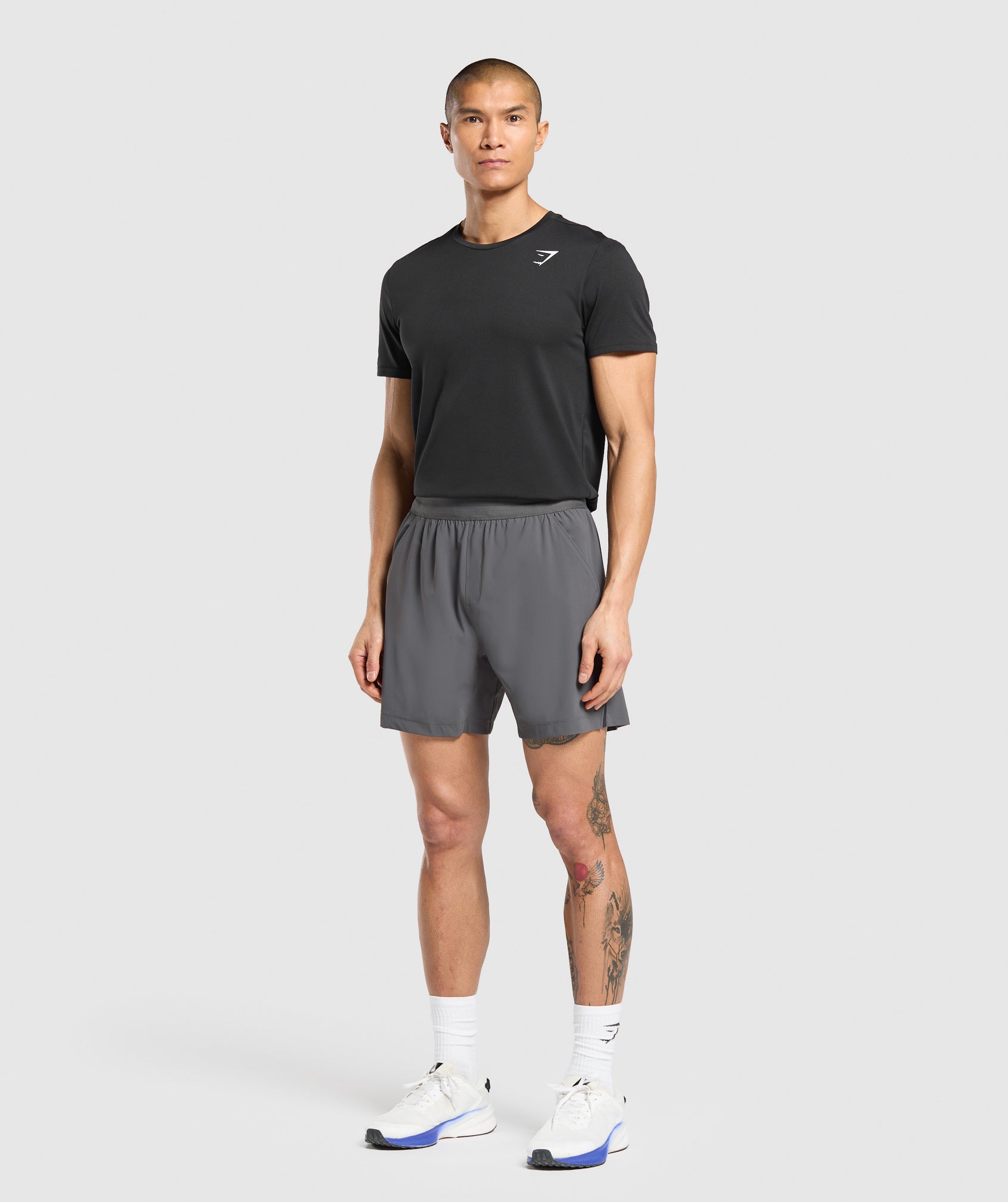 Gymshark Hybrid 6" Shorts Graphite Grey
