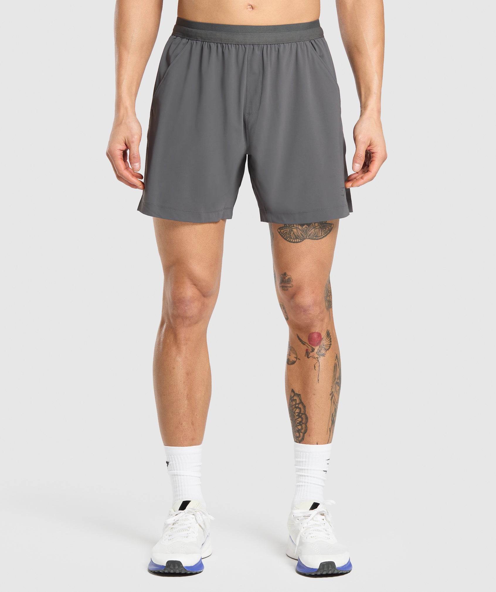 Gymshark Hybrid 6" Shorts Graphite Grey