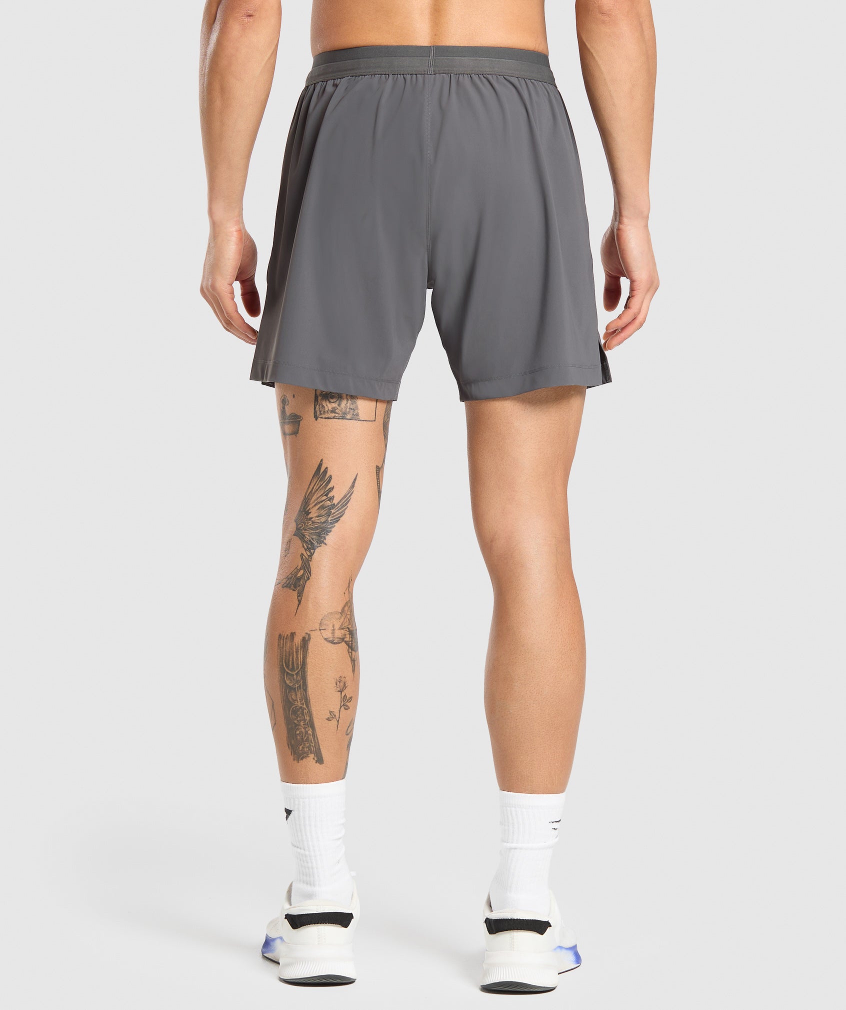Gymshark Hybrid 6" Shorts Graphite Grey