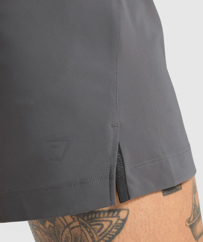 Gymshark Hybrid 6" Shorts Graphite Grey
