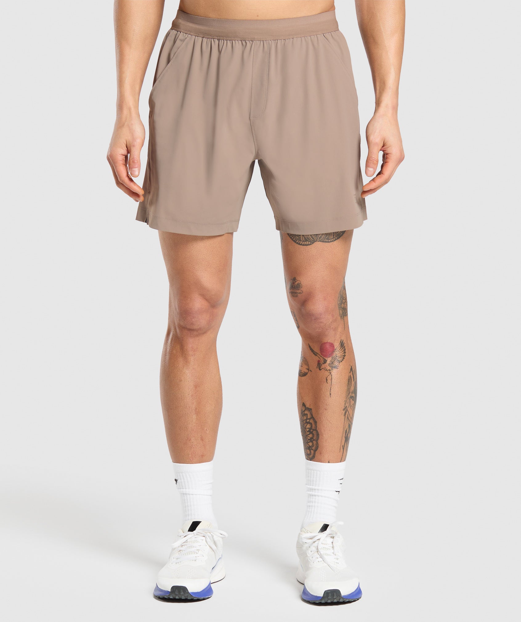 Gymshark Hybrid 6" Shorts Lifestyle Brown