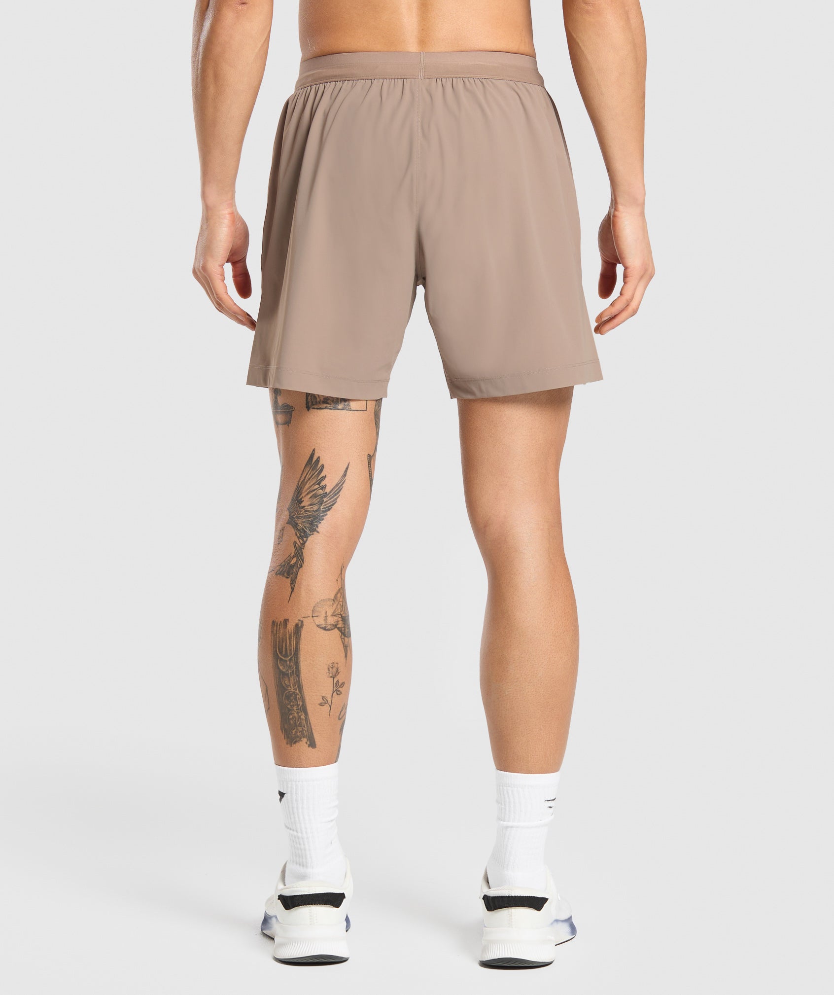 Gymshark Hybrid 6" Shorts Lifestyle Brown