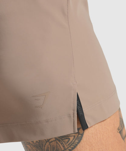 Gymshark Hybrid 6" Shorts Lifestyle Brown