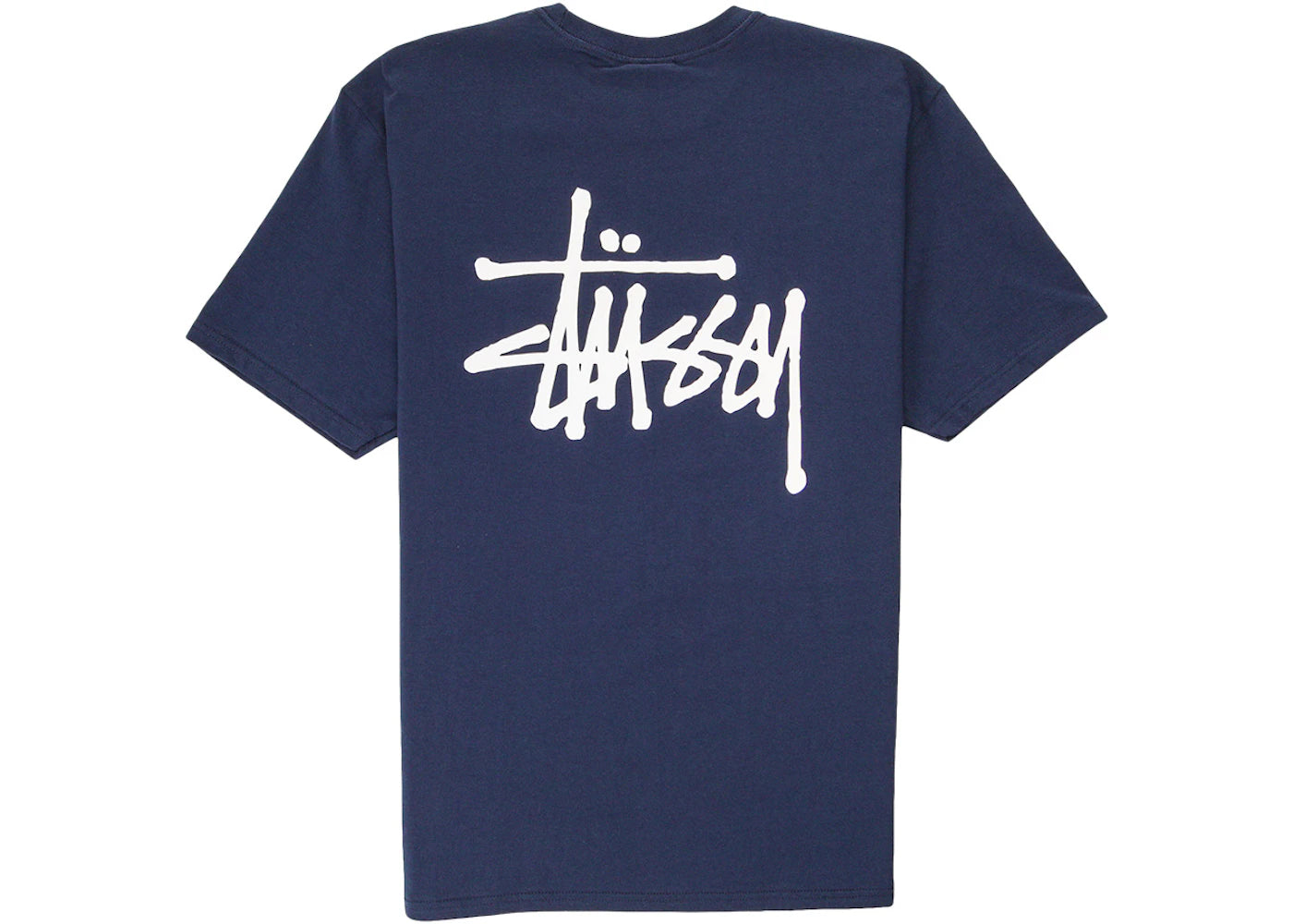 stussy basic t-shirt navy