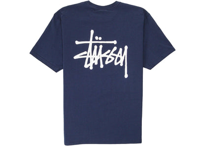stussy basic t-shirt navy