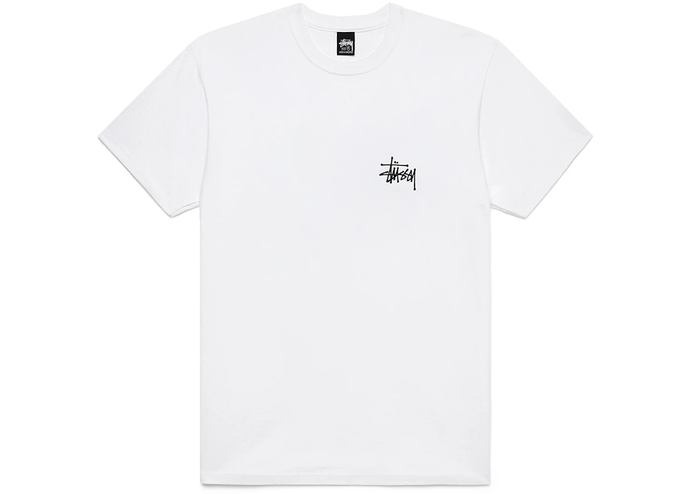 stussy basic t-shirt white
