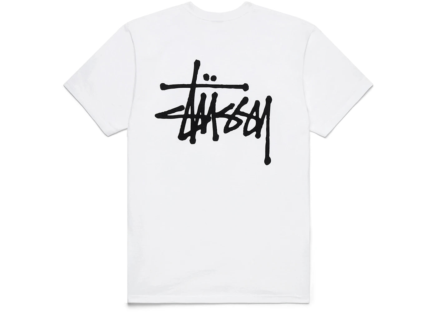 stussy basic t-shirt white