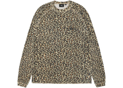 stussy basic thermal leopard