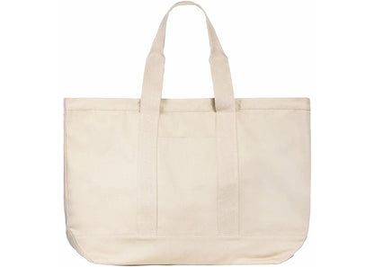 Stussy Canvas Extra Large Tote Bag Natural