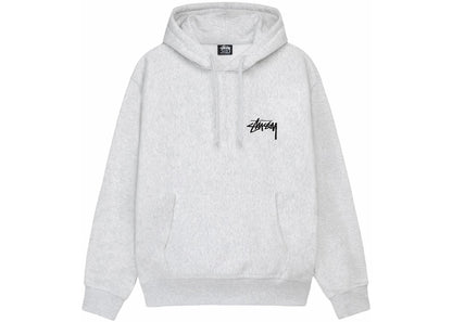 stussy cherries hoodie ash heather