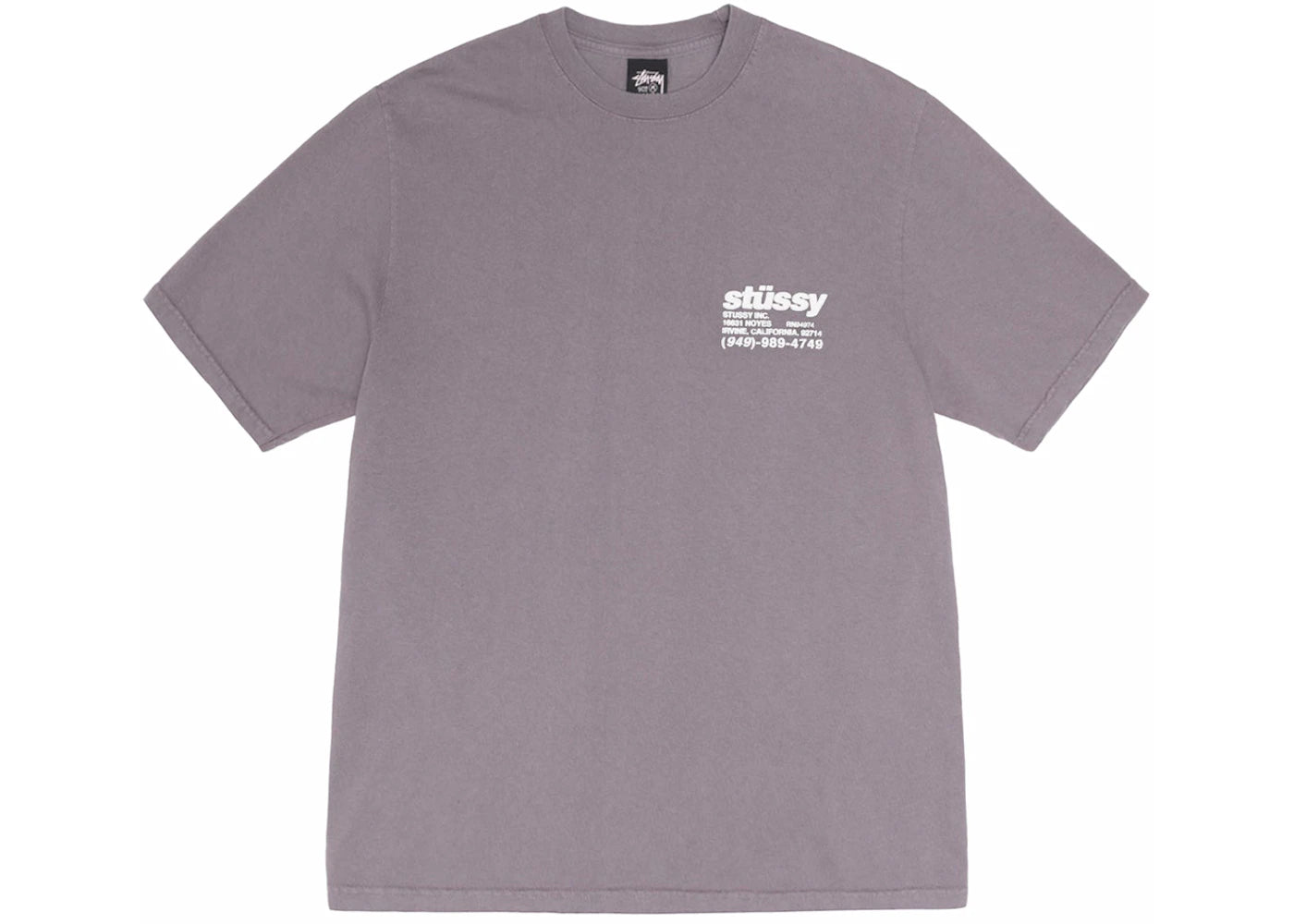 stussy dna pigment dyed tee shark