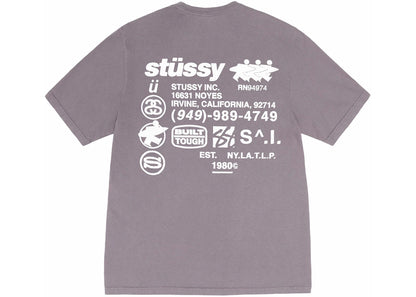 stussy dna pigment dyed tee shark