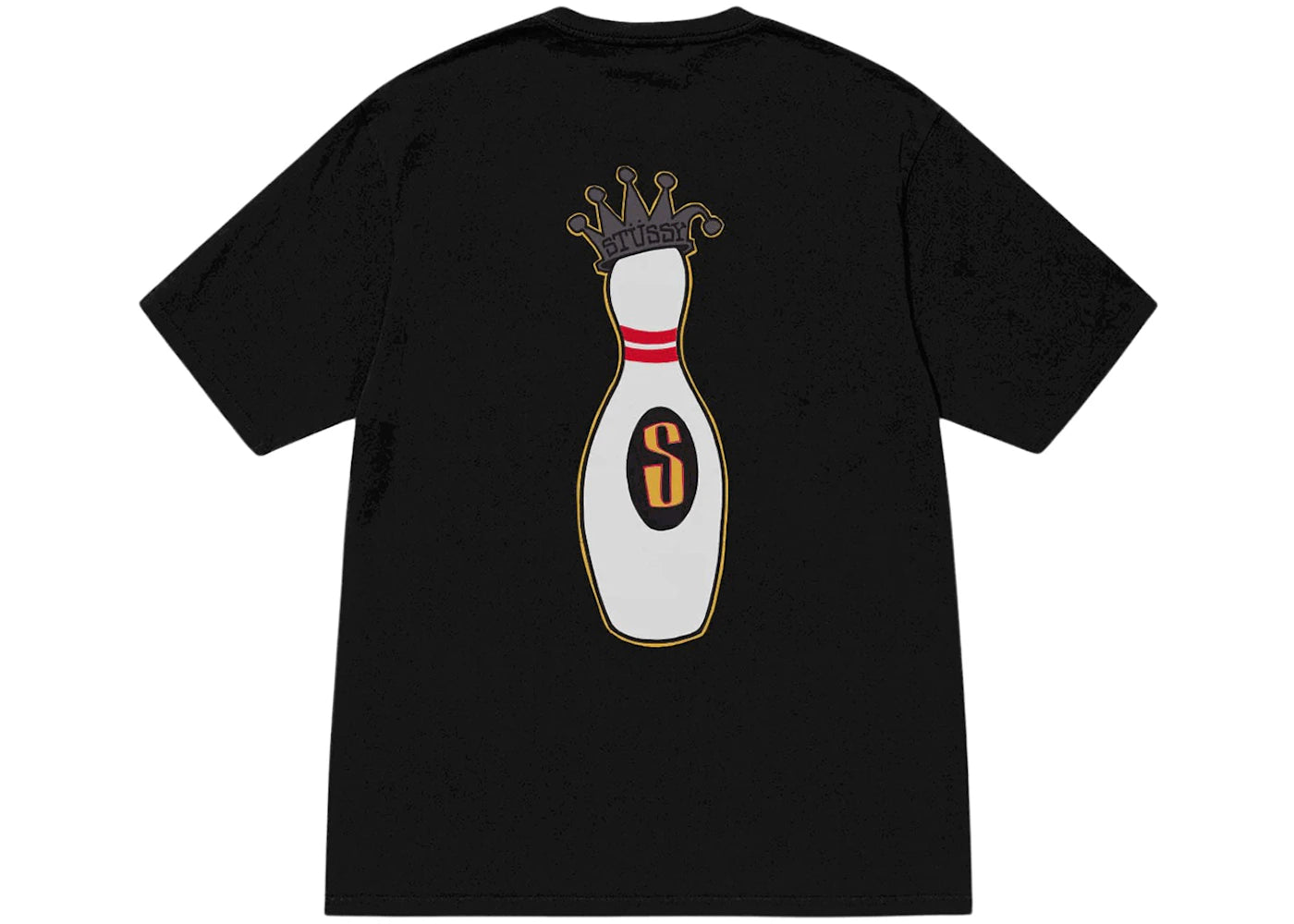 stussy kingpin pigment dyed t-shirt black