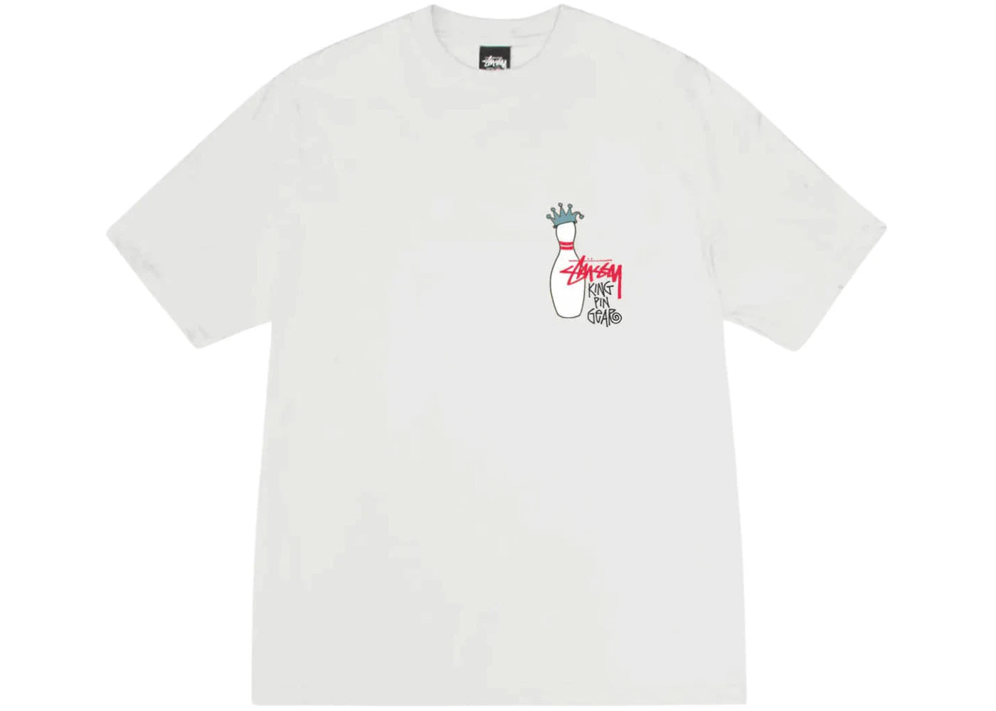 stussy kingpin pigment dyed t-shirt natural