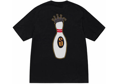 stussy kingpin tee black