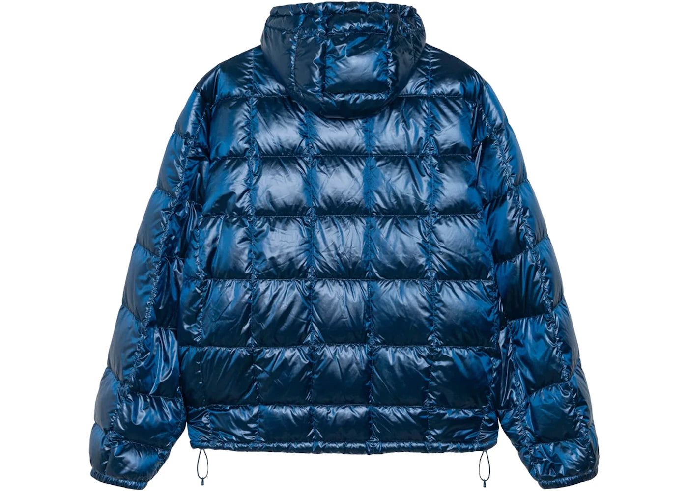 stussy midweight hooded puffer royal