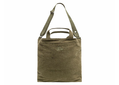 Stussy Needle Punch Crossbody Bag Olive