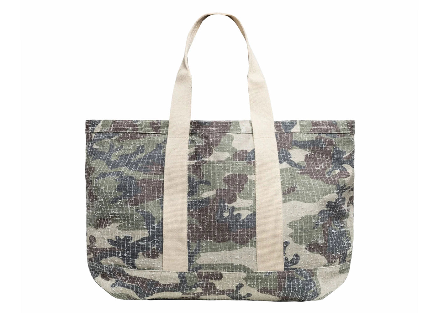 Stussy Needle Punch Xl Tote Bag Camo