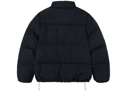 stussy nylon down puffer black